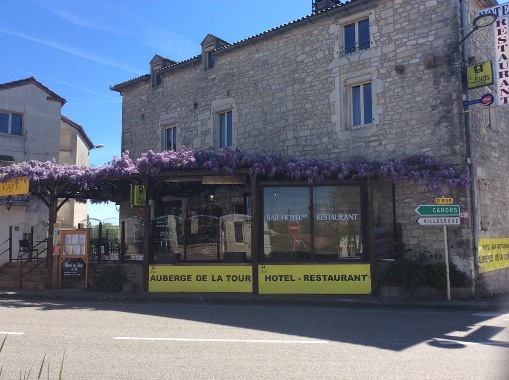 Logis Hotels- Auberge De La Tour - Hotel Et Restaurant Sauzet  Eksteriør billede